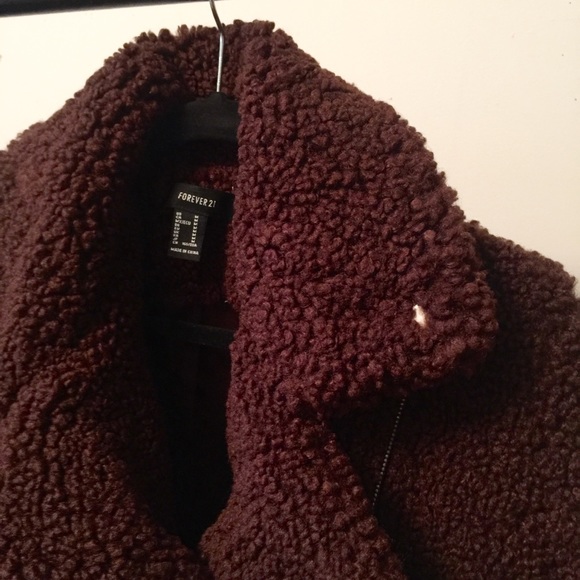 Forever 21 Teddy Coat - Picture 3 of 3